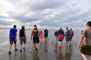 Kleidung im Watt